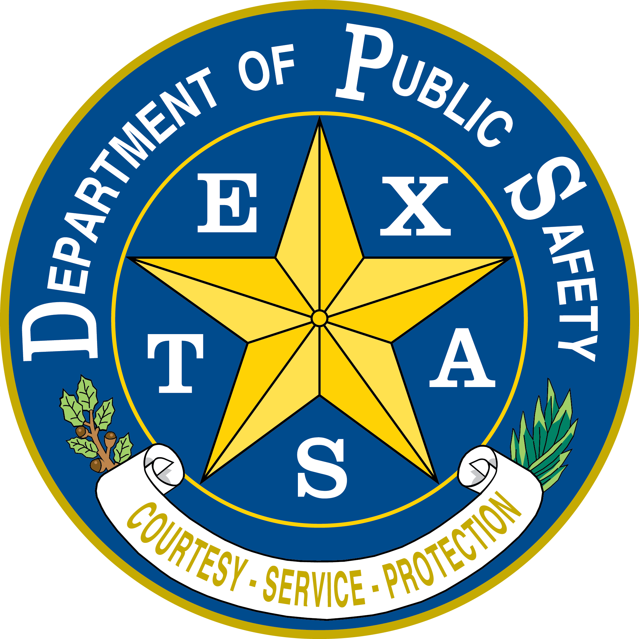 Logo del Dipartimento di Pubblica Sicurezza del Texas