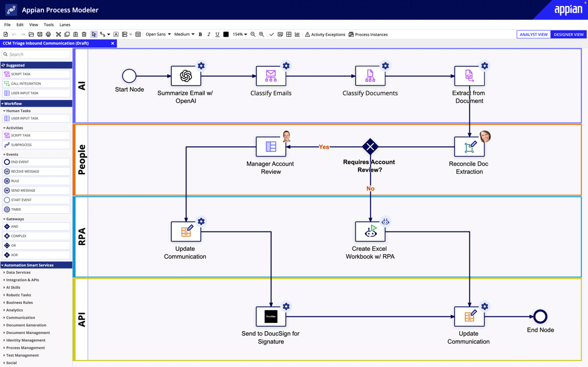 Appian AI automatiza procesos con IA simple 5 screenshot 1 png