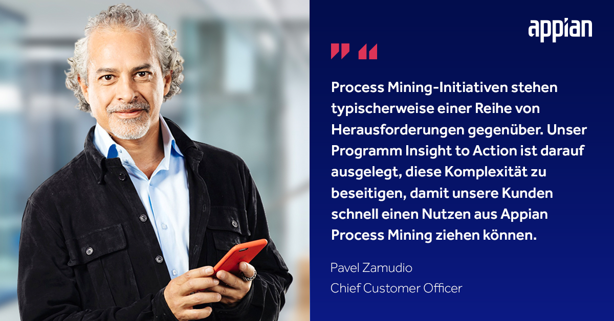 Appian Process-Mining-Programm Insight to Action vor