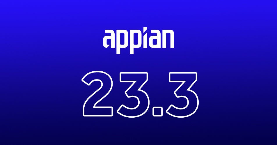 Appian 23.3