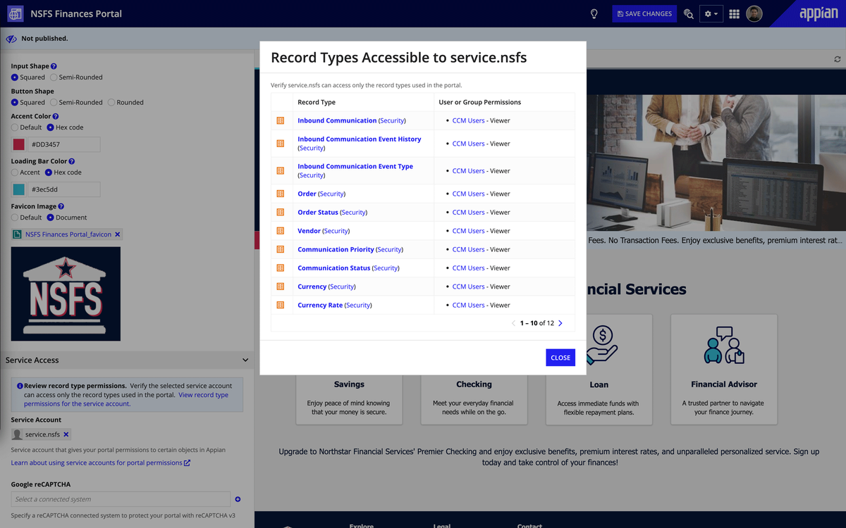 Appian Portals - 大企業向けエンタープライズ・ウェブサイト・ポータル, image size:1200x750