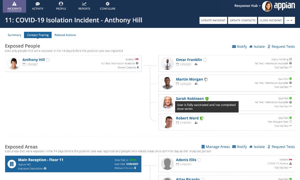 COVID-19 Incident Reporting for Business