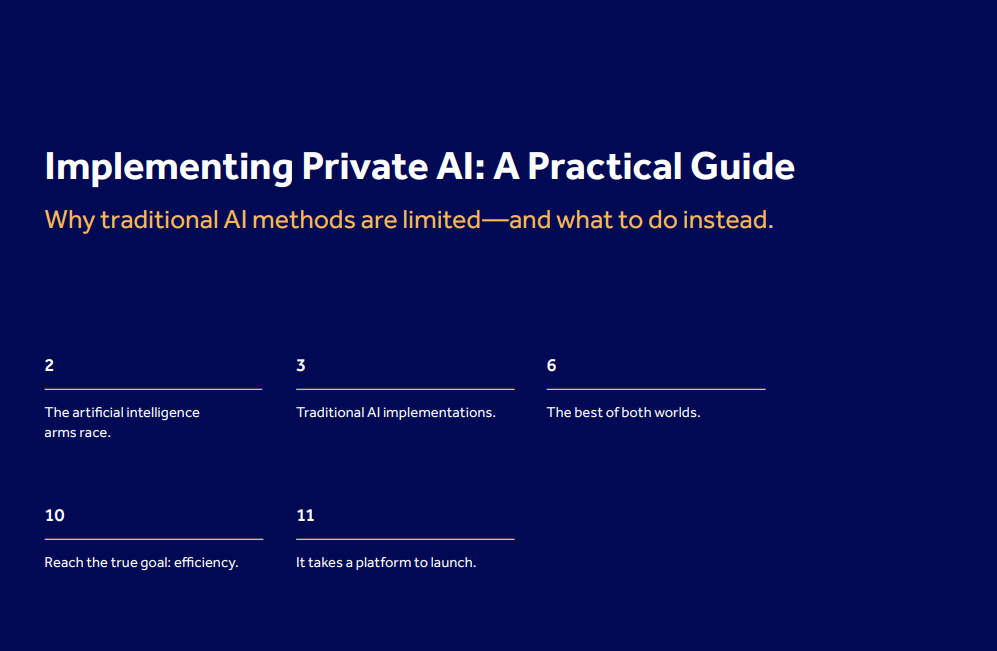 Implementing Private AI Practical Guide