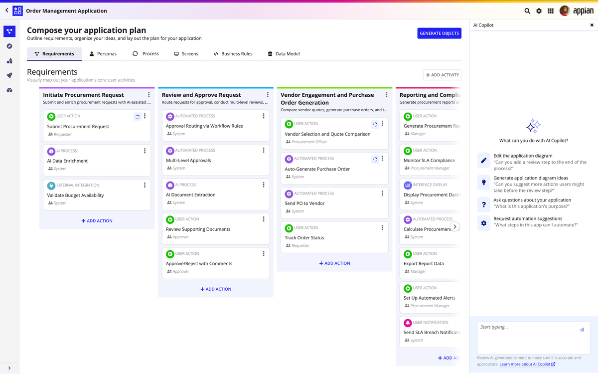 Composer Requirements Tab