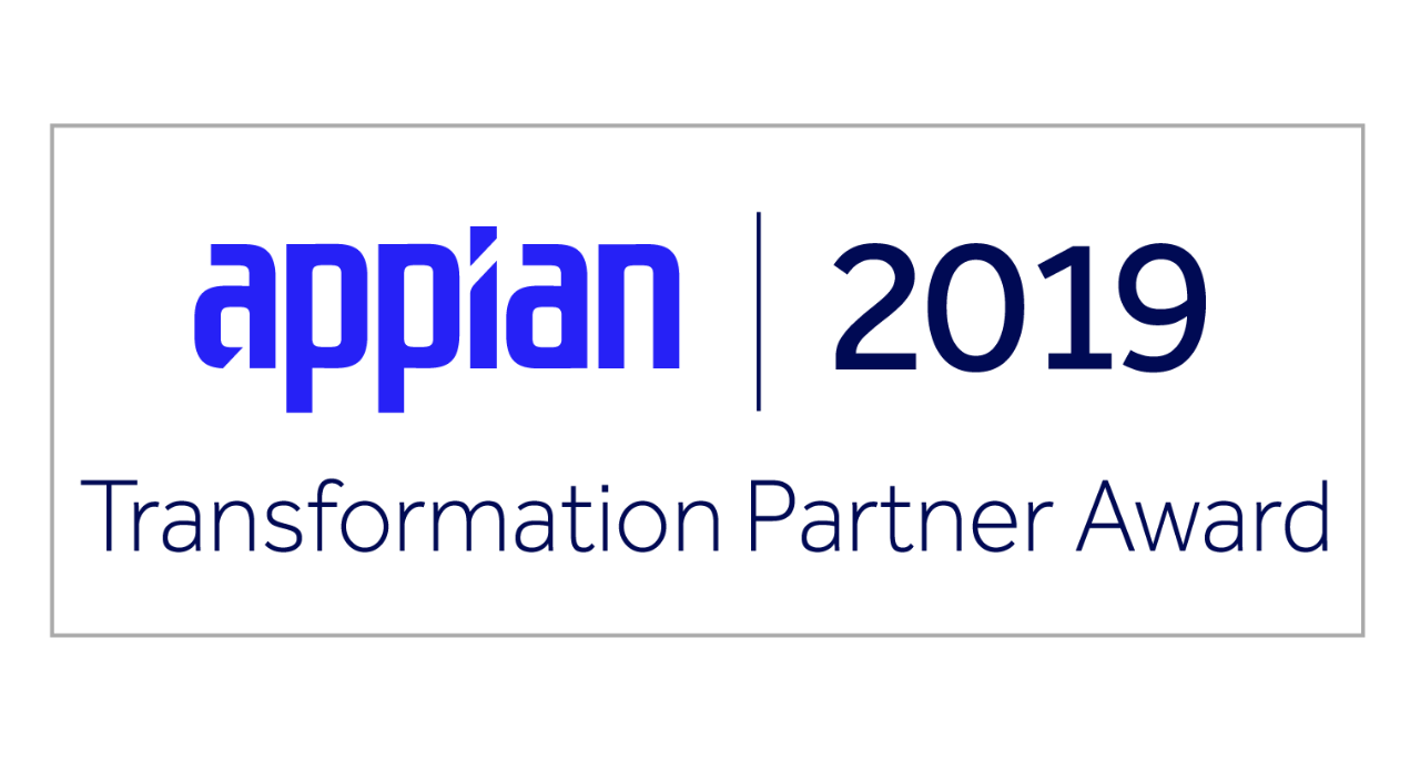 Appian Transformation Partner Award 2019