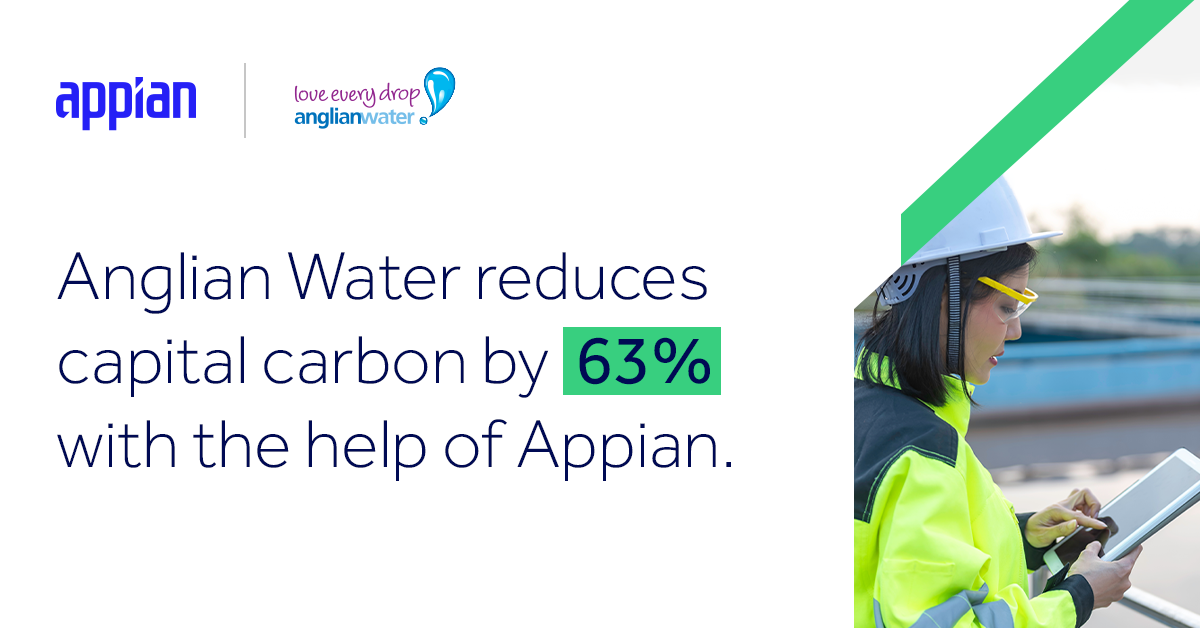 Anglian Water reduces capital carbon by 63%