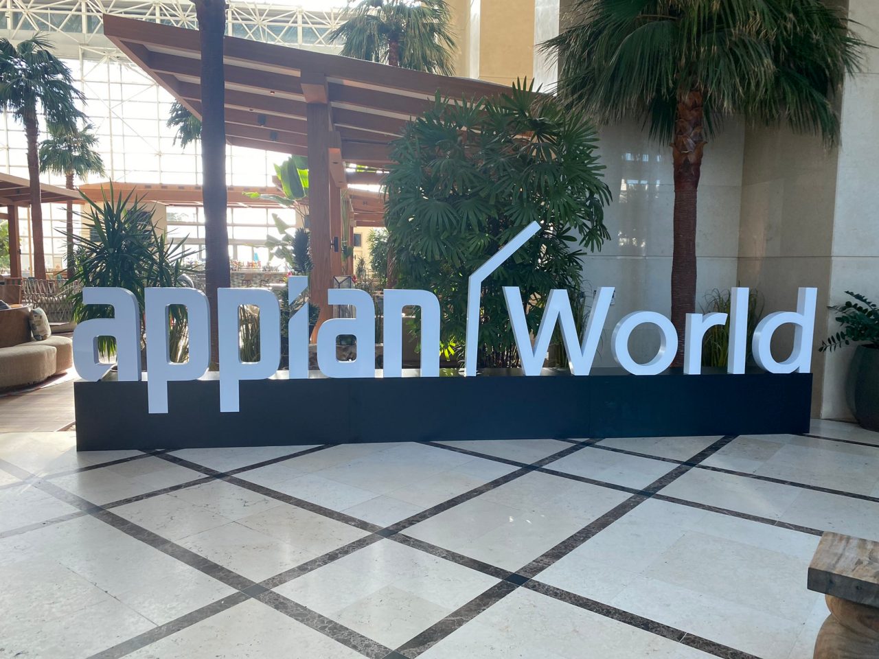 appian world logo at resort