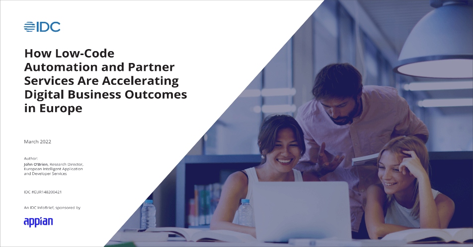 IDC Infobrief: Low-Code & Service Partners Accelerating European Business 