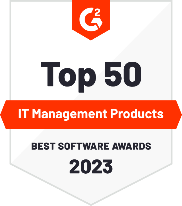G2 Top 50 IT Management Products Best Software Awards 2023