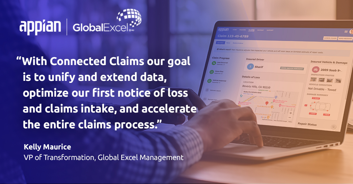 Global Excel Management Modernizes Claims Experience with Appian